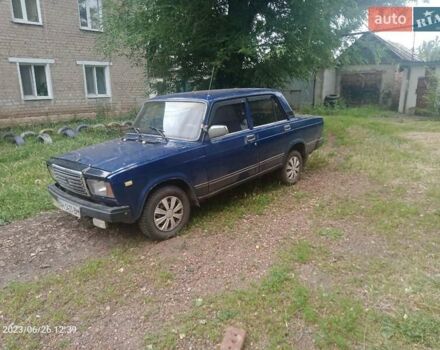Синий ВАЗ 2107, объемом двигателя 1.45 л и пробегом 190 тыс. км за 1700 $, фото 2 на Automoto.ua