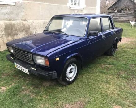 Синий ВАЗ 2107, объемом двигателя 1.5 л и пробегом 253 тыс. км за 476 $, фото 1 на Automoto.ua