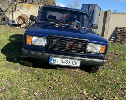 Синий ВАЗ 2107, объемом двигателя 1.5 л и пробегом 92 тыс. км за 1550 $, фото 3 на Automoto.ua