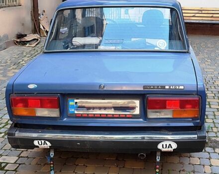 Синий ВАЗ 2107, объемом двигателя 1.45 л и пробегом 50 тыс. км за 1919 $, фото 2 на Automoto.ua