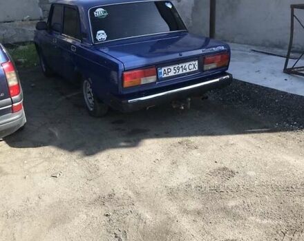 Синий ВАЗ 2107, объемом двигателя 1.5 л и пробегом 200 тыс. км за 961 $, фото 3 на Automoto.ua
