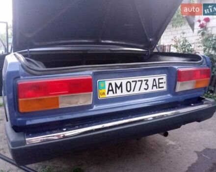 Синий ВАЗ 2107, объемом двигателя 1.5 л и пробегом 130 тыс. км за 1500 $, фото 1 на Automoto.ua