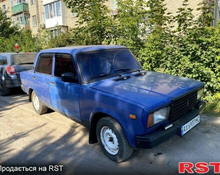 Синий ВАЗ 2107, объемом двигателя 1.5 л и пробегом 120 тыс. км за 600 $, фото 1 на Automoto.ua