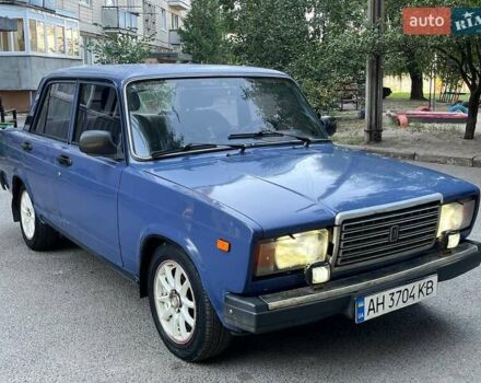 Синий ВАЗ 2107, объемом двигателя 1.6 л и пробегом 324 тыс. км за 1100 $, фото 4 на Automoto.ua