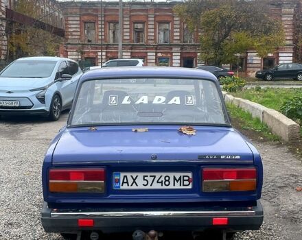 Синий ВАЗ 2107, объемом двигателя 1.5 л и пробегом 200 тыс. км за 1000 $, фото 1 на Automoto.ua