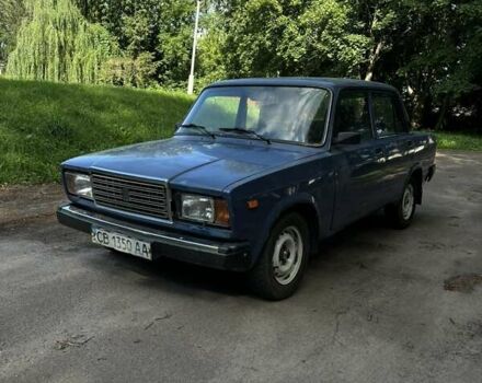 Синій ВАЗ 2107, об'ємом двигуна 1.5 л та пробігом 93 тис. км за 900 $, фото 3 на Automoto.ua