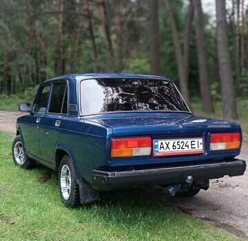 Синий ВАЗ 2107, объемом двигателя 1.45 л и пробегом 53 тыс. км за 1999 $, фото 3 на Automoto.ua