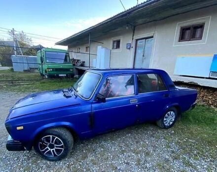 Синий ВАЗ 2107, объемом двигателя 1.5 л и пробегом 186 тыс. км за 800 $, фото 1 на Automoto.ua