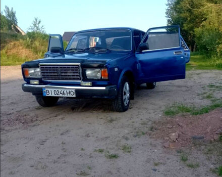 Синий ВАЗ 2107, объемом двигателя 1.5 л и пробегом 99 тыс. км за 1150 $, фото 1 на Automoto.ua