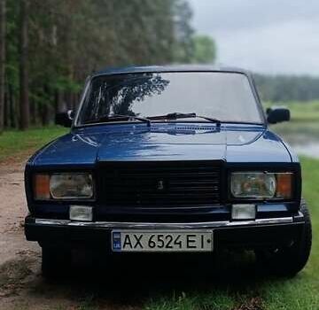 Синий ВАЗ 2107, объемом двигателя 1.45 л и пробегом 53 тыс. км за 1999 $, фото 1 на Automoto.ua