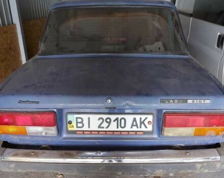 Синий ВАЗ 2107, объемом двигателя 1.5 л и пробегом 124 тыс. км за 800 $, фото 4 на Automoto.ua