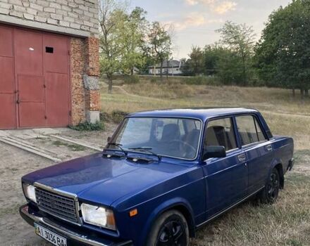 Синій ВАЗ 2107, об'ємом двигуна 1.5 л та пробігом 58 тис. км за 1600 $, фото 1 на Automoto.ua