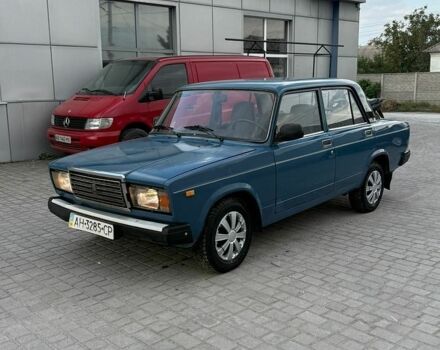 Синий ВАЗ 2107, объемом двигателя 1.57 л и пробегом 94 тыс. км за 1100 $, фото 1 на Automoto.ua