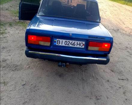 Синий ВАЗ 2107, объемом двигателя 1.5 л и пробегом 99 тыс. км за 1150 $, фото 2 на Automoto.ua