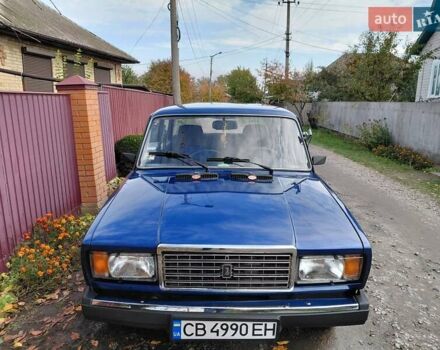 Синий ВАЗ 2107, объемом двигателя 1.45 л и пробегом 92 тыс. км за 2300 $, фото 2 на Automoto.ua