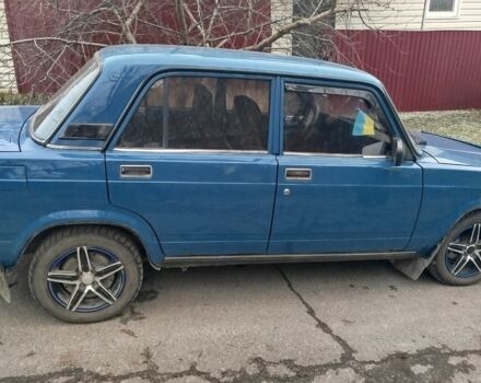 Синий ВАЗ 2107, объемом двигателя 1.5 л и пробегом 138 тыс. км за 1590 $, фото 3 на Automoto.ua
