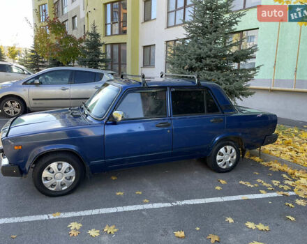 Синий ВАЗ 2107, объемом двигателя 1.45 л и пробегом 59 тыс. км за 1450 $, фото 1 на Automoto.ua