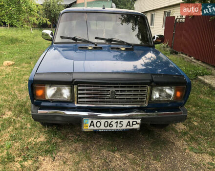 Синий ВАЗ 2107, объемом двигателя 1.6 л и пробегом 110 тыс. км за 719 $, фото 1 на Automoto.ua