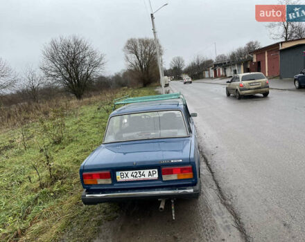 Синий ВАЗ 2107, объемом двигателя 1.5 л и пробегом 84 тыс. км за 1900 $, фото 5 на Automoto.ua