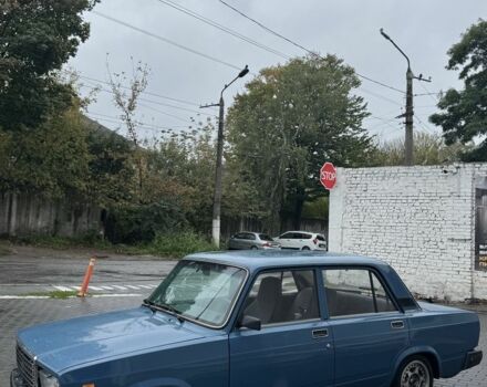 Синий ВАЗ 2107, объемом двигателя 1.5 л и пробегом 79 тыс. км за 1999 $, фото 1 на Automoto.ua