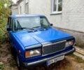 Синий ВАЗ 2107, объемом двигателя 1.5 л и пробегом 80 тыс. км за 1101 $, фото 1 на Automoto.ua