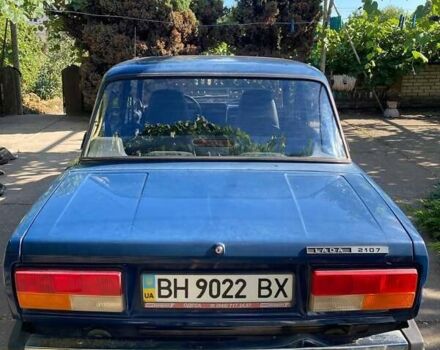 Синий ВАЗ 2107, объемом двигателя 1.6 л и пробегом 73 тыс. км за 2250 $, фото 1 на Automoto.ua
