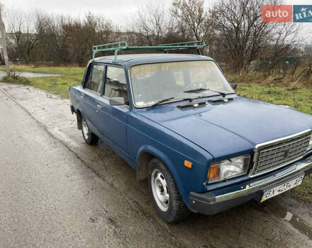 Синий ВАЗ 2107, объемом двигателя 1.5 л и пробегом 84 тыс. км за 1900 $, фото 1 на Automoto.ua