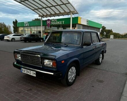 Синий ВАЗ 2107, объемом двигателя 1.5 л и пробегом 120 тыс. км за 1500 $, фото 2 на Automoto.ua