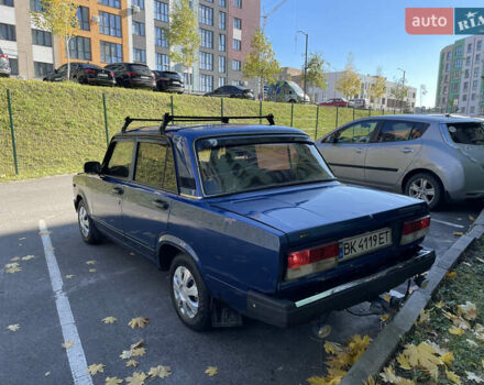 Синий ВАЗ 2107, объемом двигателя 1.45 л и пробегом 59 тыс. км за 1450 $, фото 5 на Automoto.ua