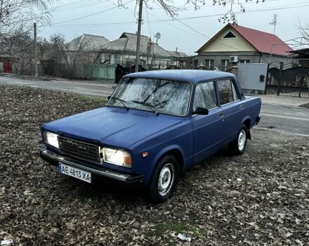Синий ВАЗ 2107, объемом двигателя 1.5 л и пробегом 225 тыс. км за 712 $, фото 1 на Automoto.ua