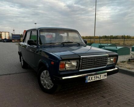 Синий ВАЗ 2107, объемом двигателя 1.5 л и пробегом 120 тыс. км за 1500 $, фото 1 на Automoto.ua