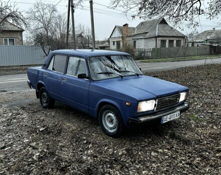 Синий ВАЗ 2107, объемом двигателя 1.5 л и пробегом 225 тыс. км за 712 $, фото 2 на Automoto.ua