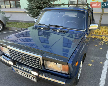 Синий ВАЗ 2107, объемом двигателя 1.45 л и пробегом 59 тыс. км за 1450 $, фото 2 на Automoto.ua