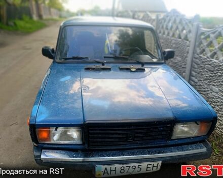 Синий ВАЗ 2107, объемом двигателя 1.6 л и пробегом 0 тыс. км за 600 $, фото 3 на Automoto.ua
