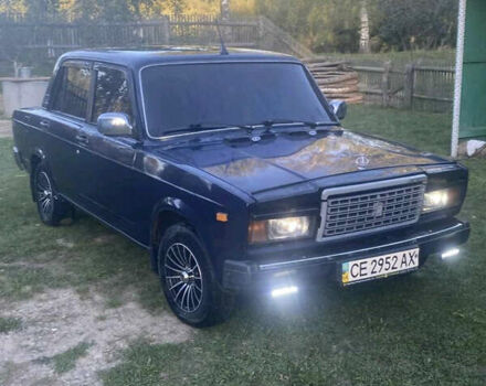 Синий ВАЗ 2107, объемом двигателя 1.5 л и пробегом 120 тыс. км за 1900 $, фото 1 на Automoto.ua