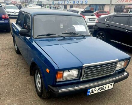 Синий ВАЗ 2107, объемом двигателя 1.5 л и пробегом 117 тыс. км за 1800 $, фото 1 на Automoto.ua