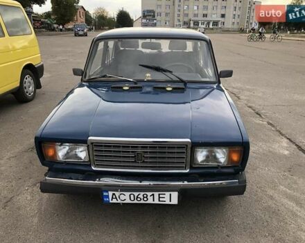 Синий ВАЗ 2107, объемом двигателя 1.5 л и пробегом 54 тыс. км за 1250 $, фото 6 на Automoto.ua