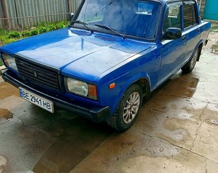 Синий ВАЗ 2107, объемом двигателя 1.5 л и пробегом 159 тыс. км за 1500 $, фото 1 на Automoto.ua