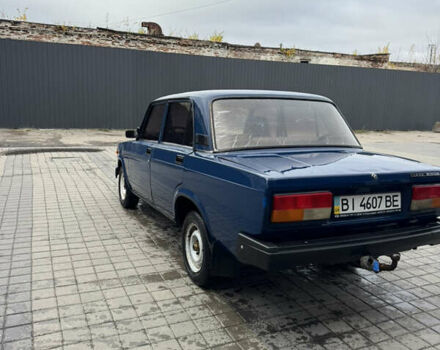 Синий ВАЗ 2107, объемом двигателя 1.45 л и пробегом 120 тыс. км за 999 $, фото 2 на Automoto.ua