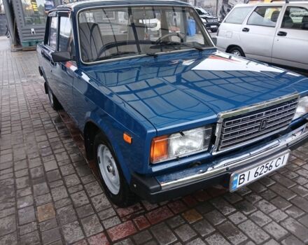 Синий ВАЗ 2107, объемом двигателя 3 л и пробегом 78 тыс. км за 2450 $, фото 1 на Automoto.ua
