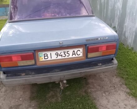 Синий ВАЗ 2107, объемом двигателя 1 л и пробегом 3 тыс. км за 841 $, фото 3 на Automoto.ua