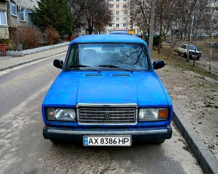 Синій ВАЗ 2107, об'ємом двигуна 1.5 л та пробігом 100 тис. км за 700 $, фото 1 на Automoto.ua
