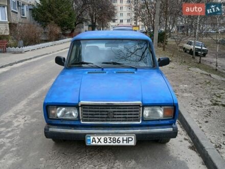 Синий ВАЗ 2107, объемом двигателя 1.5 л и пробегом 170 тыс. км за 661 $, фото 1 на Automoto.ua