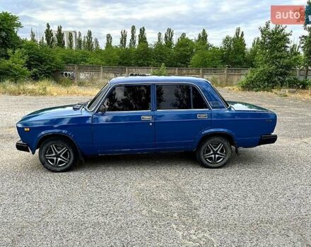 Синий ВАЗ 2107, объемом двигателя 1.5 л и пробегом 150 тыс. км за 1200 $, фото 1 на Automoto.ua