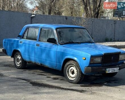 Синий ВАЗ 2107, объемом двигателя 1.45 л и пробегом 300 тыс. км за 400 $, фото 1 на Automoto.ua