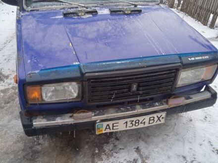 Синий ВАЗ 2107, объемом двигателя 1 л и пробегом 3 тыс. км за 581 $, фото 1 на Automoto.ua