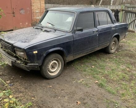 Синий ВАЗ 2107, объемом двигателя 1.5 л и пробегом 100 тыс. км за 130 $, фото 1 на Automoto.ua