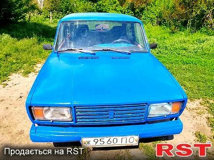 ВАЗ 2107 1984 в Лубнах на Automoto.ua Синий ВАЗ 2107, объемом двигателя 1.5 л и пробегом 0 тыс. км за 480 $, фото 1 на Automoto.ua