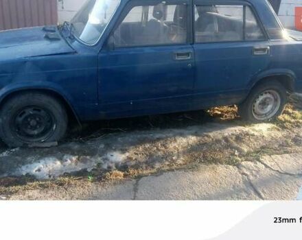 Синий ВАЗ 2107, объемом двигателя 1 л и пробегом 40 тыс. км за 456 $, фото 1 на Automoto.ua