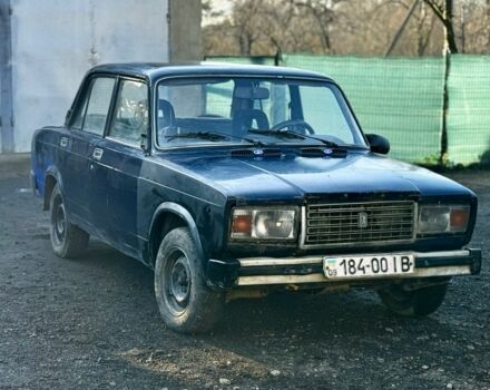 Синий ВАЗ 2107, объемом двигателя 1.5 л и пробегом 80 тыс. км за 249 $, фото 1 на Automoto.ua
